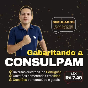 Imagem de capa para o Curso online CONSULPAM - PORTUGUÊS - TEORIA E QUESTÕES