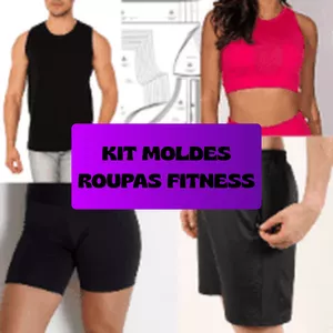 Imagem de capa para o Curso online KIT MOLDES ROUPAS FITNESS