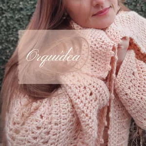 Imagen de portada para Ebook Patrón a Crochet "Saco Orquídea" 