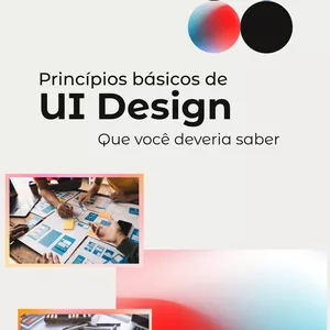 Imagem de capa para o Ebook Princípios Básicos de UI Design