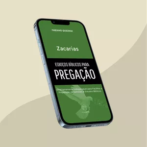 Imagem de capa para o Ebook Esboços Bíblicos Para Pregação e Sermões - Zacarias