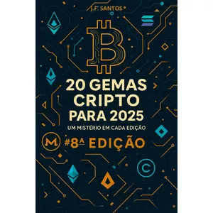 Imagem de capa para o Ebook 20 GEMAS CRIPTO PARA 2025