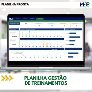 Imagem de capa para o Ebook PLANILHA GESTÃO DE TREINAMENTOS