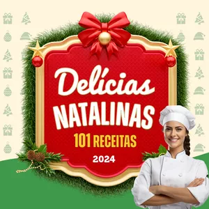 Imagem do curso  Delícias Natalinas - 101 Receitas para Surpreender + Bônus