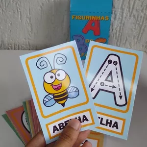 Imagem de capa para o Ebook FIGURINHAS DO ALFABETO 