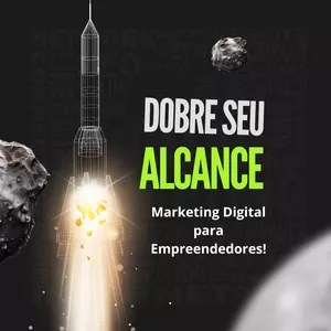 Imagem de capa para o Ebook Curso de Marketing Digital para Empreendedores!