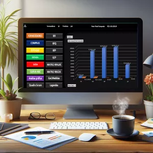 Imagem de capa para o Curso online Dashboard Excel Compras Pro