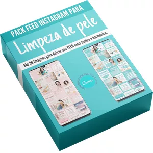 Pack Feed Instagram Limpeza de Pele