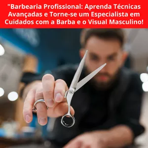 Imagem do curso Barbeiro Profissional. Aulas em Vídeos 