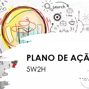 Imagem de capa para o Ebook PLANO DE AÇÃO - 5W2H (APOSTILA COM BÔNUS)