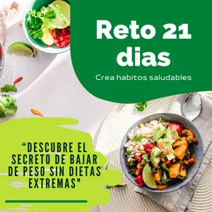 Imagen de portada para Curso online "Reto 21 Días: Descubre el Secreto de Bajar de Peso sin Dietas Extremas"