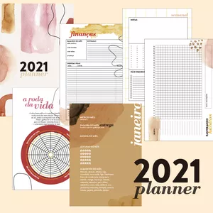 Imagem de capa para o Ebook Planner 2021
