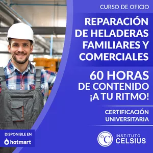 Imagen de portada para Curso online Reparación de Heladeras Familiares y Comerciales