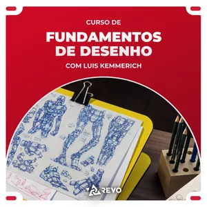 Imagem de capa para o Curso online Fundamentos de Desenho com Luis Kemmerich