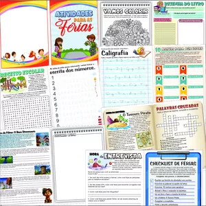 Imagem de capa para o Ebook Atividades para as férias