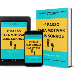 Imagem de capa para o Ebook 1º PASSO PARA MOTIVAR SEUS SONHOS 