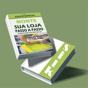 Imagem de capa para o Ebook Curso de Serigrafia Passo a Passo 