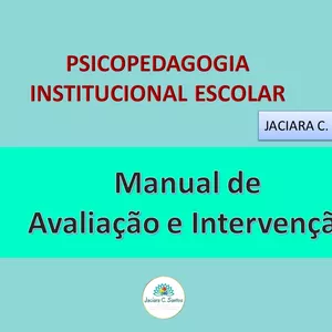 Imagem de capa para o Ebook E-book Psicopedagogia Institucional Educacional