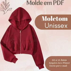 Imagem de capa para o Ebook MOLDE EM PDF MOLETOM UNISSEX INFANTIL