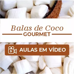 Imagem de capa para o Curso online Curso Vídeo Aulas - Balas de Coco Gourmet