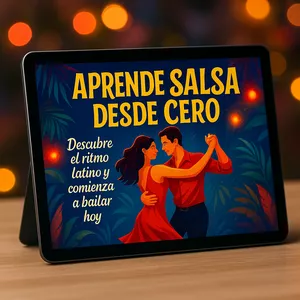Imagen de portada para Ebook Guía Práctica de Salsa: Aprende a Bailar desde Casa