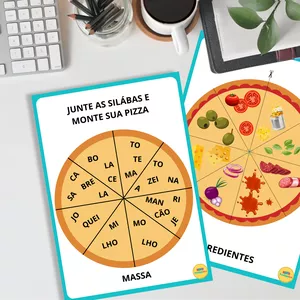 Imagem de capa para o Ebook Atividades de separação de sílabas - alfabetização