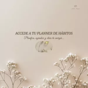 Imagen de portada para Ebook Planner de Hábitos para elevar tu Día ✨