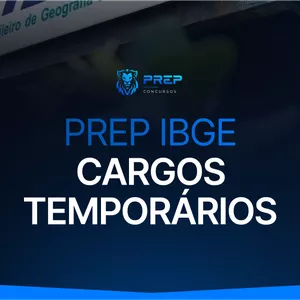 Imagem de capa para o Curso online PREP IBGE - Cargos Temporários