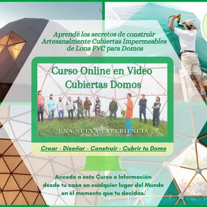 Imagen de portada para Curso online Especialización / Curso Online Cubiertas Impermeables de Lona para Domos Geodésicos