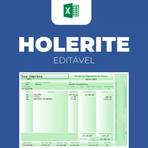 Imagem de capa para o Curso online Holerite/Contra-Cheque Editável em Excel