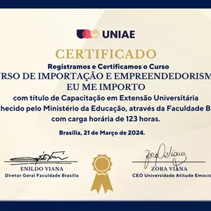 Imagem de capa para o Ebook Certificado Extensão Universitária - MEC 
