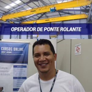 Imagem do curso Operador de Ponte Rolante 100 % ONLINE com AULAS PRÁTICAS GRAVADAS + CERTIFICADO!