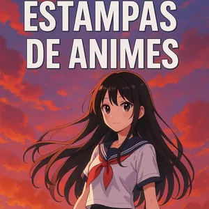 Imagem de capa para o Curso online PRIMEIRO PACK DE ESTAMPAS DE ANIMES — ARTE PRONTA PARA VENDER E LUCRAR!