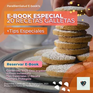 Imagen de portada para Ebook 20 Recetas Galletas 🍪  ParaBienSalud E-book's