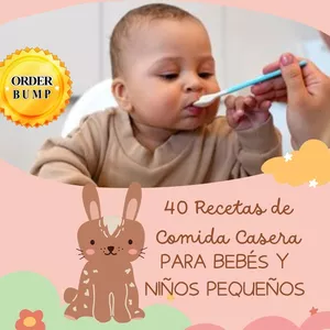Imagen de portada para Ebook 40 Recetas de comida casera para bebés y niños pequeños 
