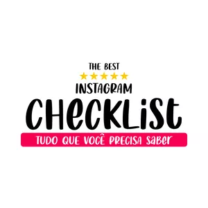 Imagem de capa para o Ebook The Super CHECKLIST para o Instagram