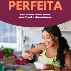 Imagem de capa para o Ebook Receitas para emagrecer ate 10kg.