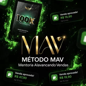 Imagem do curso MÉTODO MAV: Mentoria Alavancando Vendas