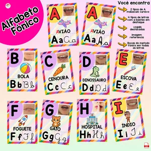 Imagem de capa para o Ebook Alfabeto Fônico