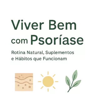 Imagem de capa para o Ebook Viver Bem com Psoríase