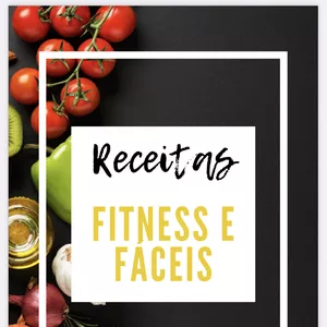 Imagem de capa para o Ebook Receitas fitness e fáceis
