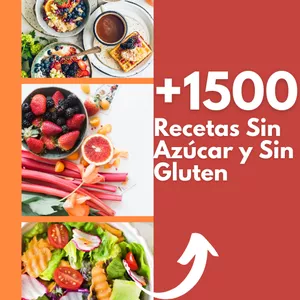 Imagen de portada para Ebook Cocina Saludable: Más de 500 Recetas Sin Azúcar y Sin Gluten