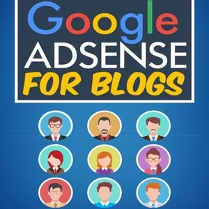 Imagem de capa para o Ebook Google Adsense blogs