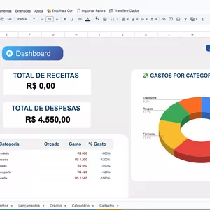 Imagem de capa para o Curso online Planilha Financeira DELTA