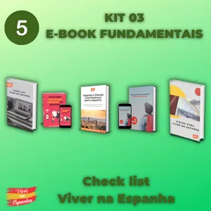 Imagem de capa para o Ebook PACK 3 - 05 EBOOKS FUNDAMENTAIS para viver na Espanha 
