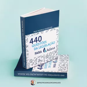 Imagem de capa para o Ebook 440 questões comentadas da Legislação da ADASA