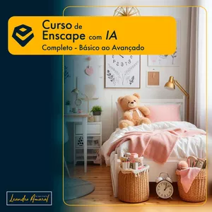 Curso Curso de Enscape, Photoshop e Camtasia com IA + Presentes