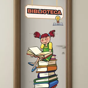 Imagem de capa para o Ebook Painel de porta: Biblioteca 