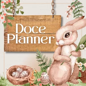 Imagem de capa para o Ebook Planner de Páscoa - Por Colorê Art Design