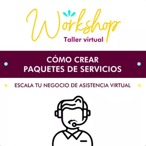 Imagen de portada para Curso online WORKSHOP - CÓMO CREAR TUS PAQUETES DE SERVICIO